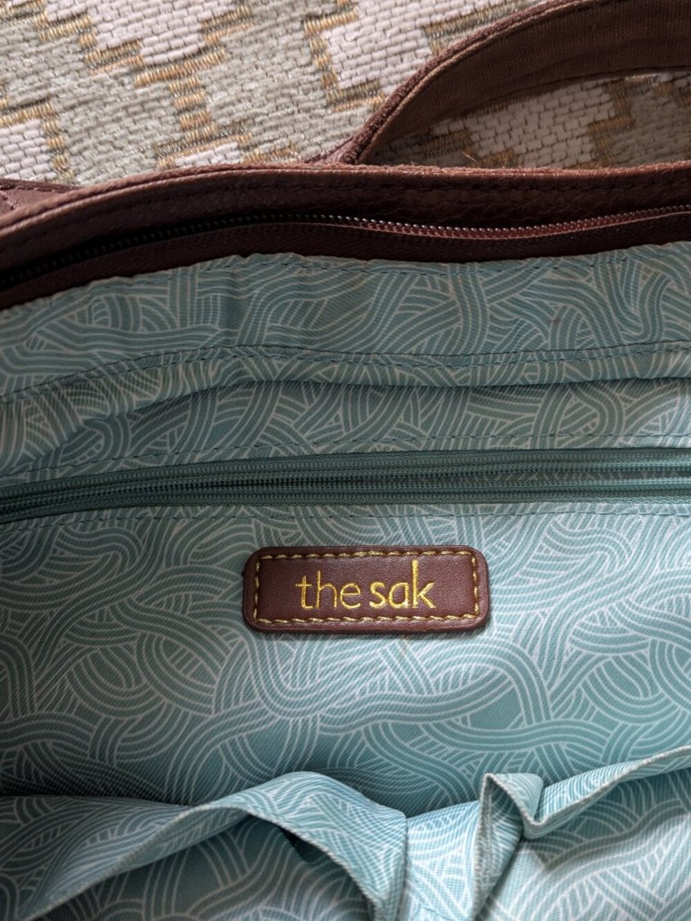 The Sak Silverlake Brown Leather Hobo Shoulder Bag - Picture 8 of 8
